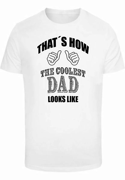 Merchcode T-Shirt Merchcode Herren Coolest Dad T-Shirt Round Neck (1-tlg) günstig online kaufen
