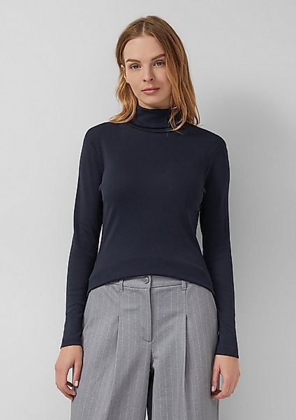 s.Oliver Langarmshirt T-Shirt Longsleeve im Slim Fit mit Rollkragen günstig online kaufen