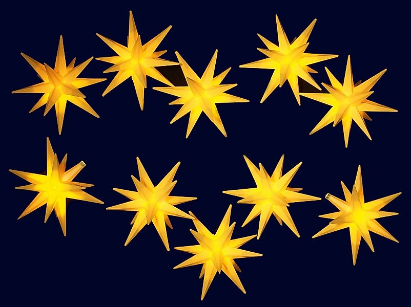 Guru-Shop LED-Stern für außen Sternenkette, Lichterkette mit 20x LED.., LED günstig online kaufen