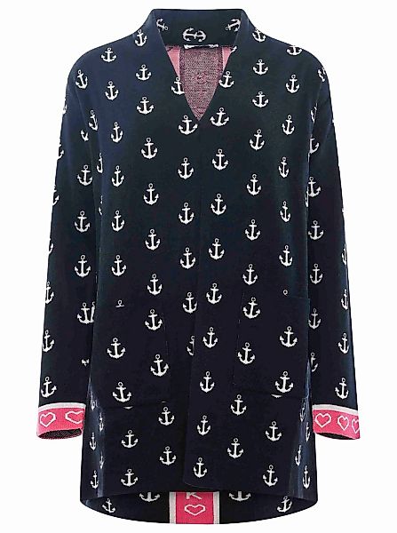 Zwillingsherz Cardigan "Anker & Strandglück" mit günstig online kaufen