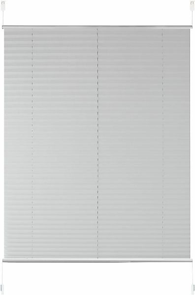 my home Plissee "KATIA" Lichtschutz ohne Bohren verspannt Fixmaß, Crushed-O günstig online kaufen