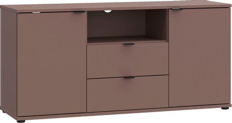 FORTE Lowboard "Ganymede" Breite 129,8cm, TV Board, Stauraum, Schublade; Me günstig online kaufen