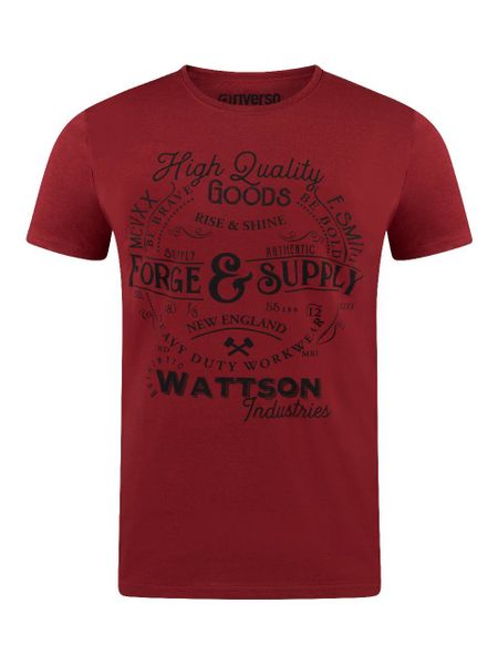 riverso T-Shirt Herren Printshirt RIVLeon Regular günstig online kaufen