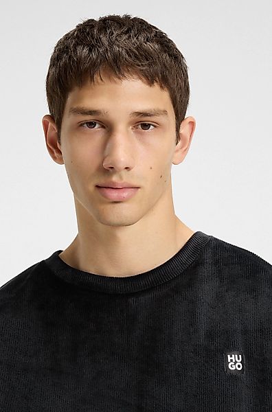 HUGO Underwear Sweatshirt, Rundhalsausschnitt, relaxed fit, elastischer Bun günstig online kaufen