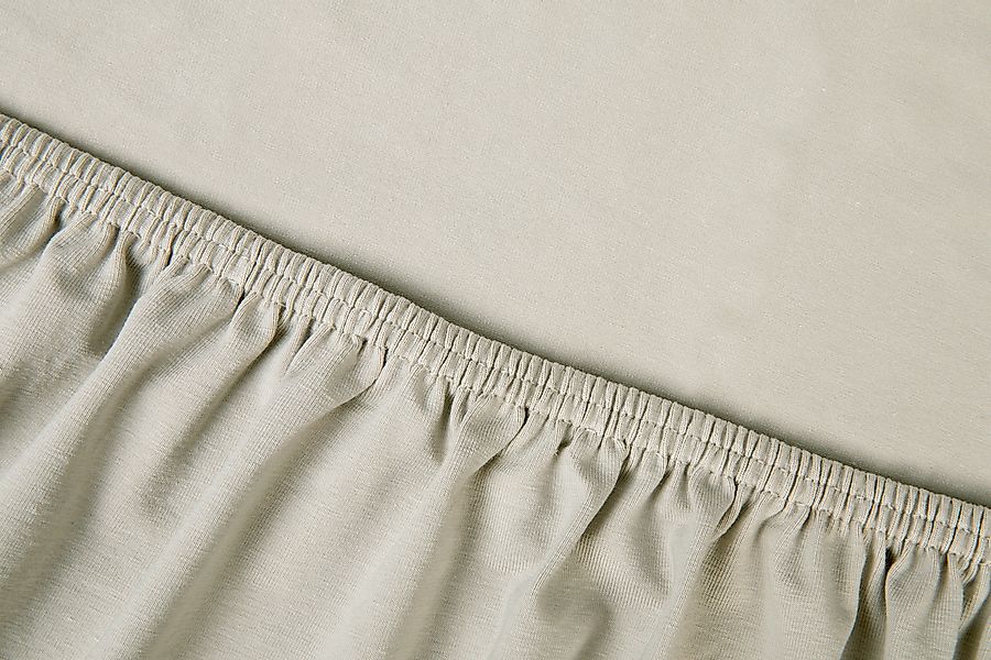 Kayori Spannbettlaken Shizu, Jersey-Elasthan, Gummizug: rundum, günstig online kaufen