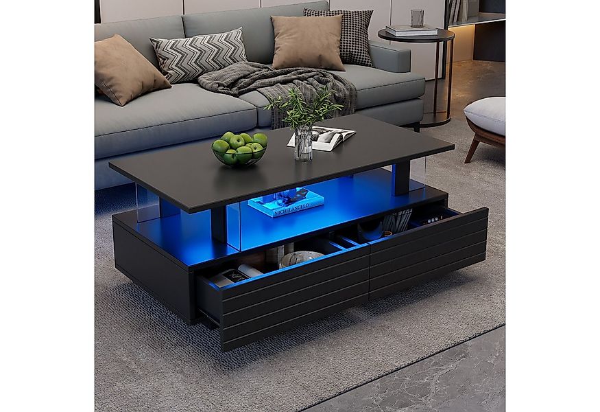 OKWISH Couchtisch mit Aufbewahrungsfunktion (Satztisch, Beistelltisch, 1-St günstig online kaufen