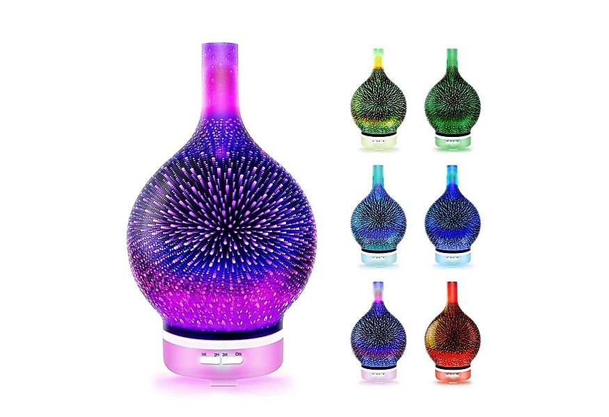 XDeer Luftbefeuchter Diffuser Luftbefeuchter 100ml Feuerwerk Design mit 7 F günstig online kaufen