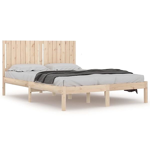 vidaXL Bett Massivholzbett ohne Matratze 160x200 cm Kiefernholz günstig online kaufen