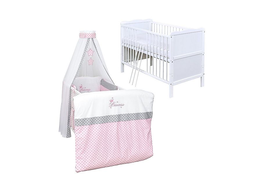Baby-Delux Komplettbett Babybett Jack Komplettset, 10-tlg., Kinderbett 70x1 günstig online kaufen