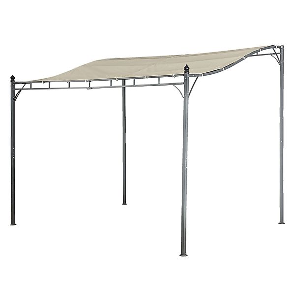 Jet-Line Gartenanbau-Pavillon Lagos aus Alu mit Überdachung  2,5 x 3 Meter günstig online kaufen