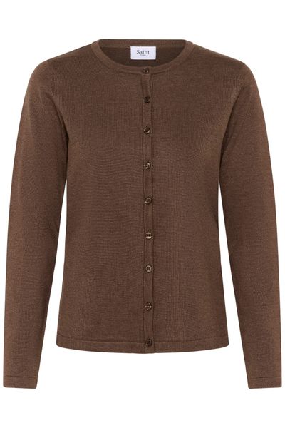 Saint Tropez Strickjacke A8661, MilaSZ R-Neck günstig online kaufen