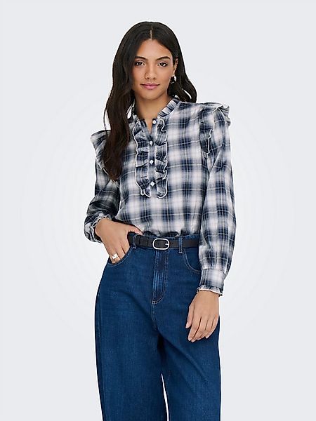 ONLY Langarmbluse ONLFIGA L/S FLOUNCE TOP WVN günstig online kaufen