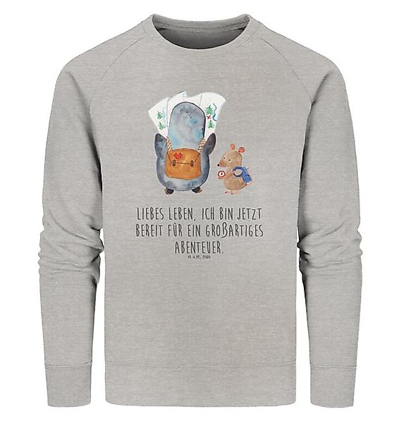Mr. & Mrs. Panda Longpullover Pinguin & Maus Wanderer Größe XXL - Heather G günstig online kaufen
