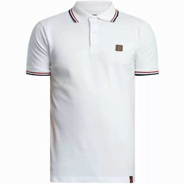 Trojan  Poloshirt Piqué-Poloshirt mit dreifarbigen Streifen günstig online kaufen
