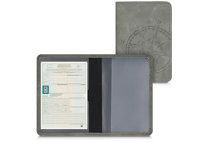 kwmobile Etui Fahrzeugschein Hülle mit Kartenfächern, Kunstleder Etui Tasch günstig online kaufen
