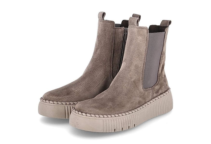 Gabor Gabor 73.540.10 Damen Rauleder beige Schlupfstiefel günstig online kaufen