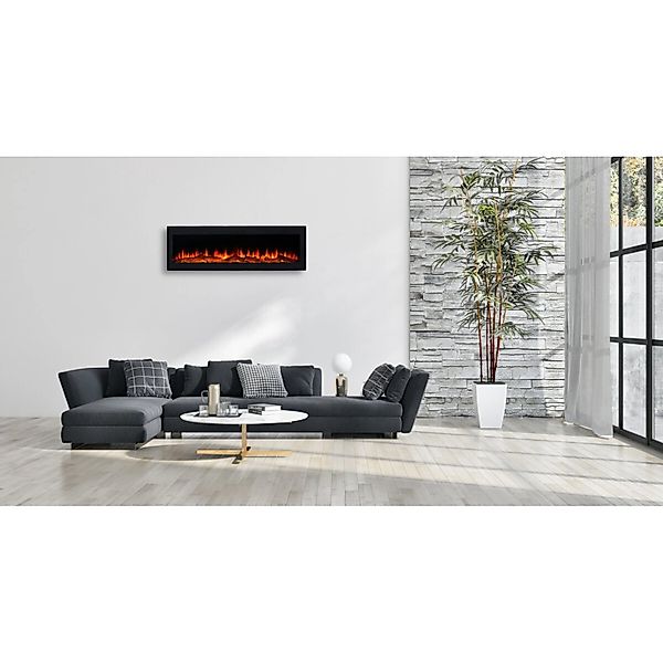 EL Fuego Elektrokamin Wandkamin Einbaukamin Cortina B110 cm günstig online kaufen