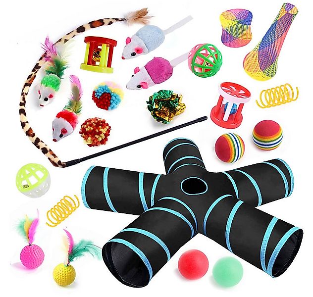 KEAYOO Tier-Intelligenzspielzeug XZSD, (22-tlg) 20/21 /27 tlg. Katzenspielz günstig online kaufen