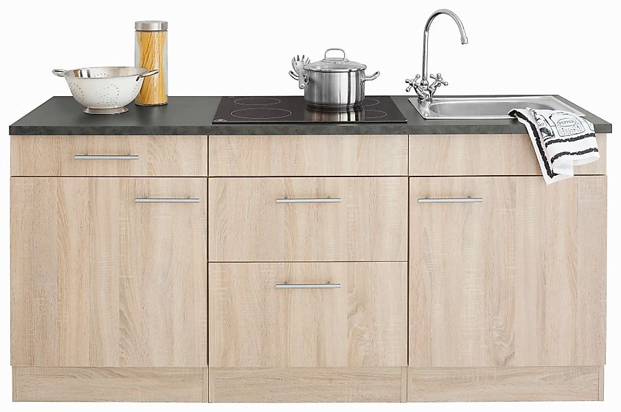 OPTIFIT Küchenzeile "Mini", Breite 180 cm, mit Glaskeramik-Kochfeld, mit Ar günstig online kaufen