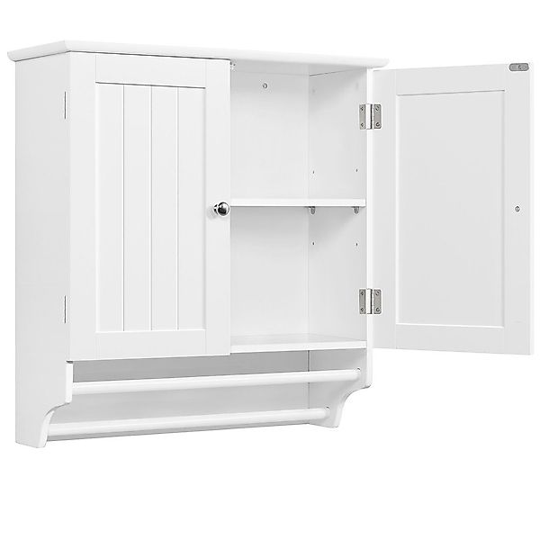 Yaheetech Hängeschrank Badezimmerschrank Badschrank mit 2 günstig online kaufen