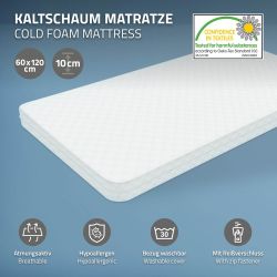 Kaltschaummatratze Kaltschaummatratze mit Reißverschluss und waschbarem günstig online kaufen