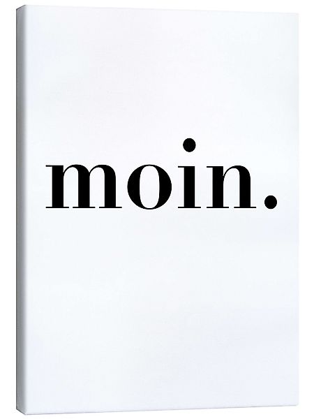 Posterlounge Poster Typobox, Moin, Schlafzimmer Skandinavisch günstig online kaufen