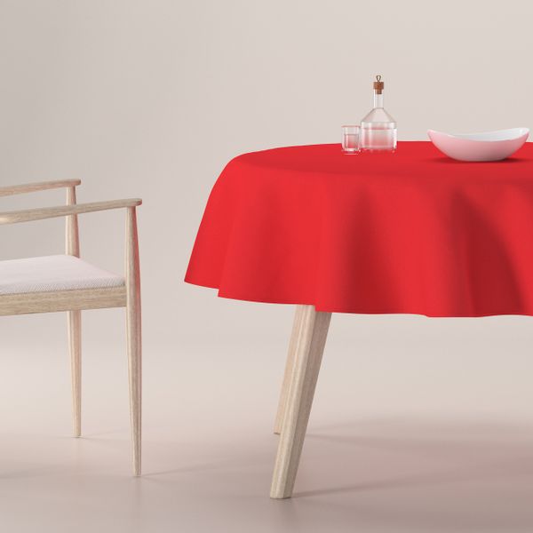 Runde Tischdecke, rot, Loneta (133-43) günstig online kaufen