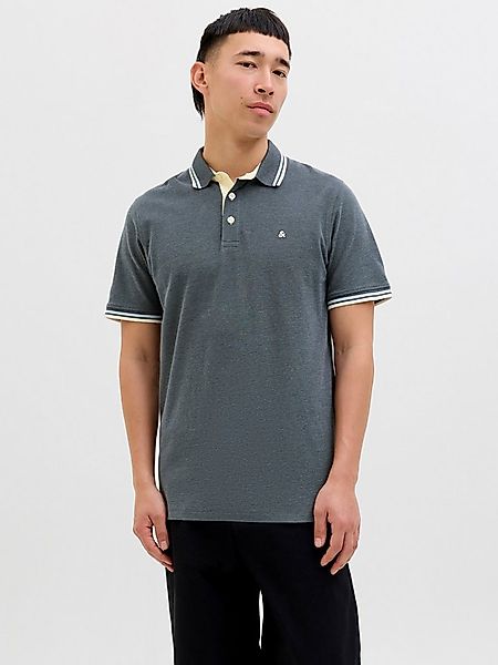 Jack & Jones Poloshirt JJEPAULOS POLO SS NOOS mit Logo Stickerei günstig online kaufen