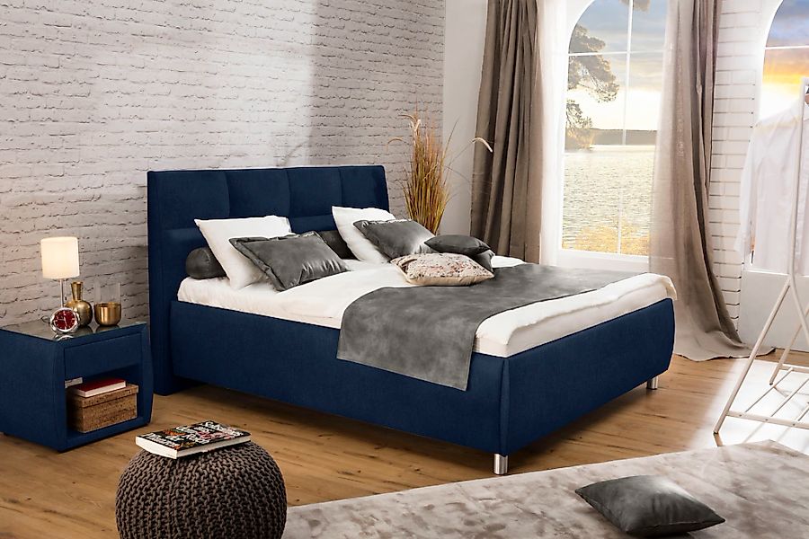 alina Nachttisch "Nadina" mit Glasplatte günstig online kaufen