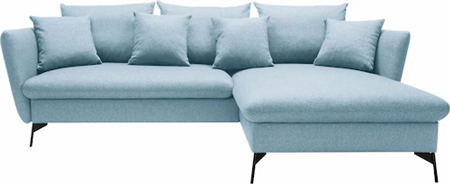 OTTO home Ecksofa »LIVORNO,258 cm, L-Form,« Schlaffunktion u. Bettkasten (1 günstig online kaufen