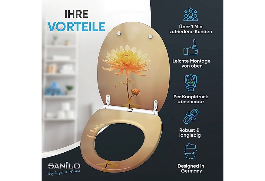 Sanilo WC-Sitz mit Absenkautomatik & Top Fix in vielen Designs, hochwertig, günstig online kaufen