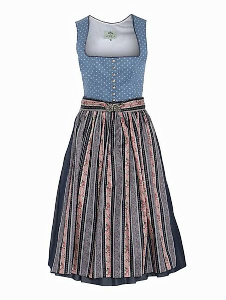 Berwin Dirndl Dirndl mit klassischem Oberteil mit Streifenschürze (Einzelst günstig online kaufen