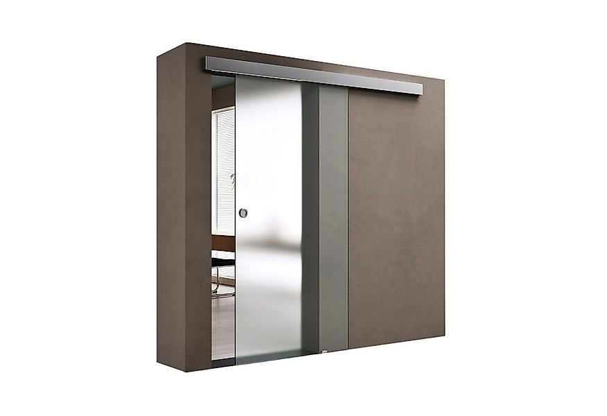 doporro Glasschiebetür Zimmertür glas Schiebetür Glastür ESG Glas Amalfi12 günstig online kaufen