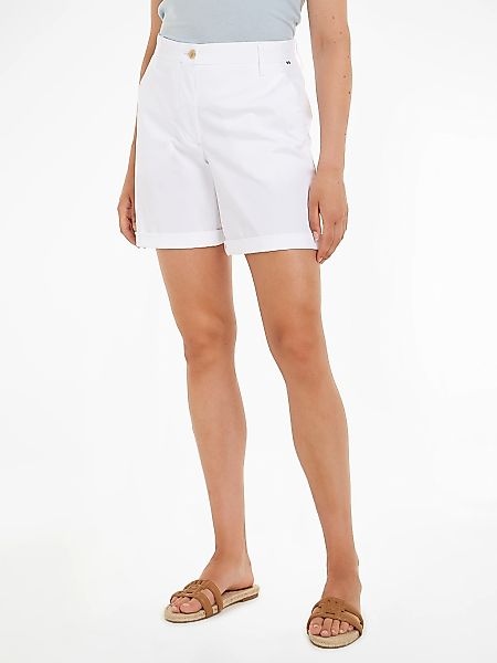 Tommy Hilfiger Chinoshorts "CO BLEND CHINO SHORT", mit Logostickerei günstig online kaufen