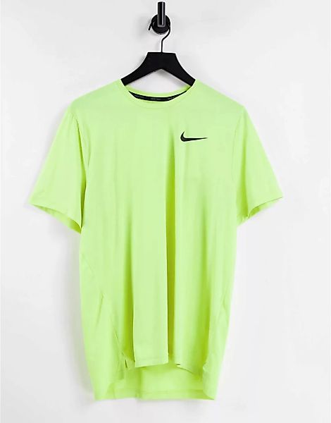 Nike Pro Training – Hyper Dry – T-Shirt in Gelb günstig online kaufen
