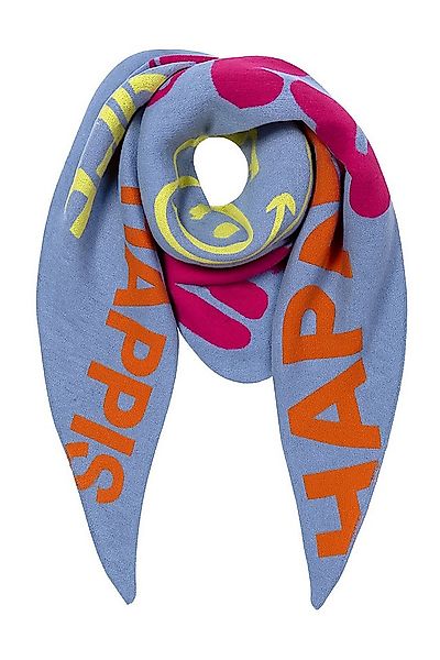 Faera Modeschal Positive Vibes Smiley, (1-St), 9431 in Blau günstig online kaufen