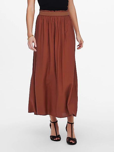 ONLY Maxirock "ONLVENEDIG – Maxilänge mit elastischem Bund für luftigen Kom günstig online kaufen