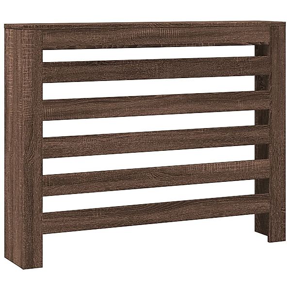 vidaXL Heizkörper-Wäschetrockner Heizkörperverkleidung Braun Eiche 104x20x8 günstig online kaufen