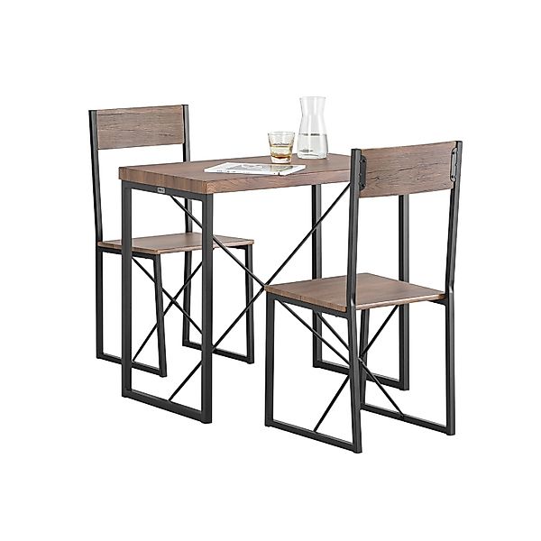 SoBuy Essgruppe OGT19, Esstisch mit 2 günstig online kaufen