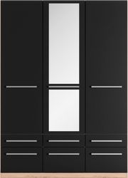 priess Kleiderschrank "Schrank Garderobe Wäscheschrank Barcelona in 5 Breit günstig online kaufen
