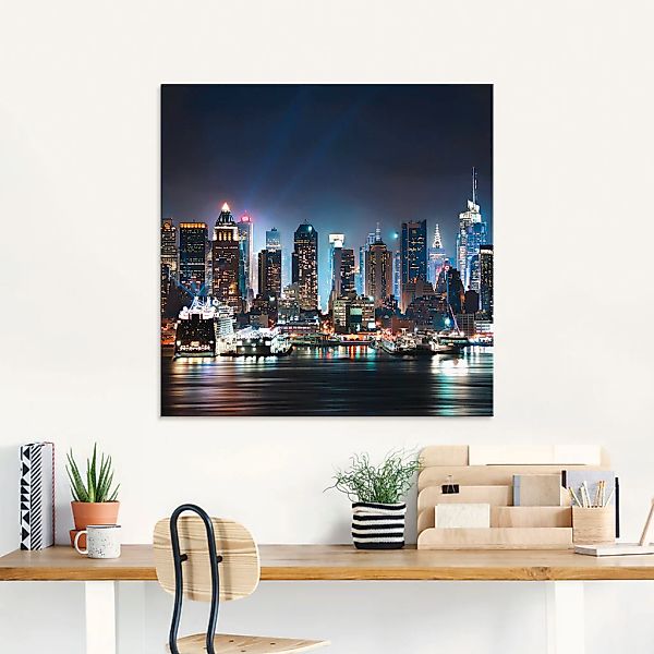 Artland Glasbild »New York City Times Square«, Amerika, (1 St.), in verschi günstig online kaufen