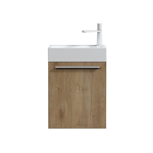 doporro Badezimmer-Set Badmöbel-Set Gäste WC Waschbecken günstig online kaufen