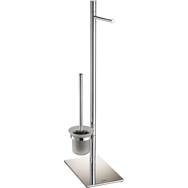 baliv WC-Bürstengarnitur ST-6910 mit Papierhalter Chrom Edelstahl günstig online kaufen
