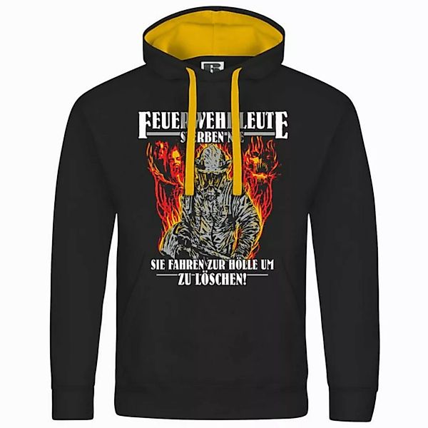 deinshirt Kapuzenpullover Herren Kapuzenpullover Feuerwehrleute sterben nie günstig online kaufen