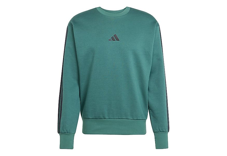 adidas Sportswear Sweatshirt M 3S FL SWT CGREEN/BLACK günstig online kaufen