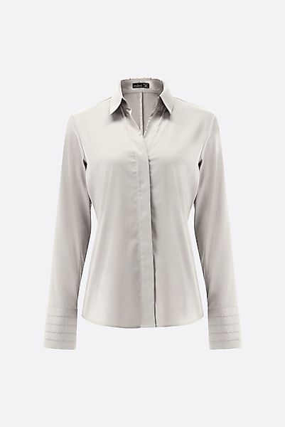Hemdbluse aus Baumwollstretch günstig online kaufen