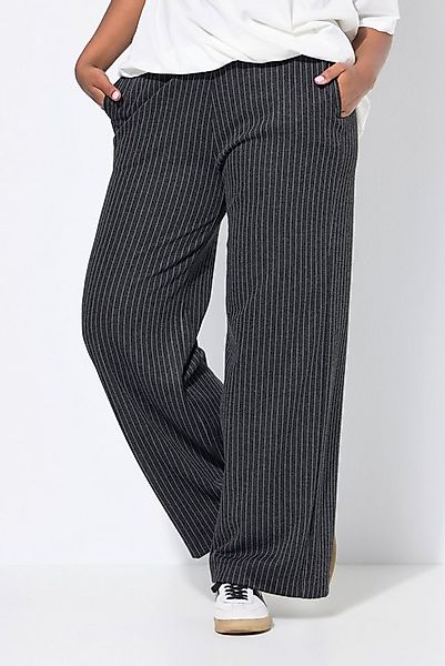 Studio Untold Schlupfhose Sweathose Wide Legs HighWaist Nadelstreifen günstig online kaufen