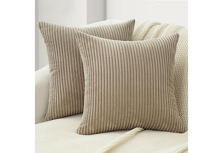 Topfinel Kissenbezug gestreiftes Muster,2er Set Kissenhülle Dekokissen Kiss günstig online kaufen