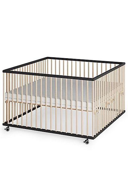 Sämann Babybett Laufgitter 120x120 cm mit SleepPlus Lattenrost Sprossen sch günstig online kaufen