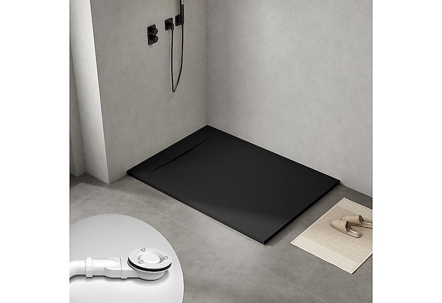 WITEN&NOCK Duschwanne SMC Duschtasse Superflach Rutschfest Duschwanne Stein günstig online kaufen